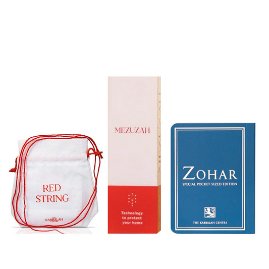 Spiritual Protection Kit (Mezuzah, Pocket Zoha, Red String)