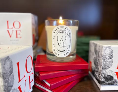 Love & Light Candle - Wood Fire Scent