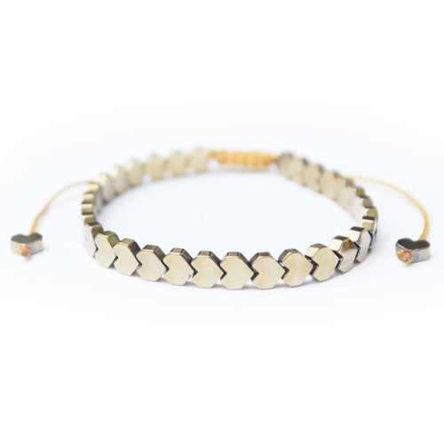 Metal Hearts and Arrows Bracelet