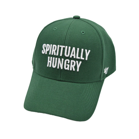 Spiritually Hungry Baseball Cap Hat (Dark Green)