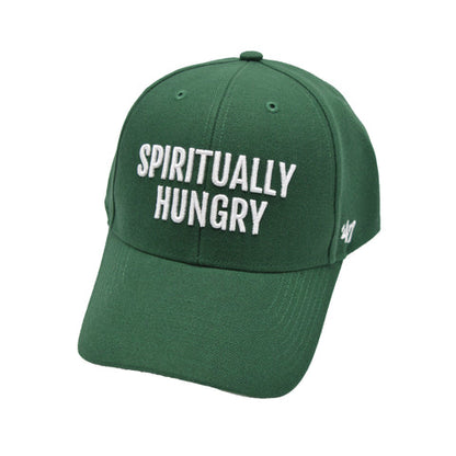 Spiritually Hungry Baseball Cap Hat (Dark Green)