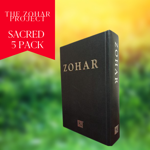 Sacred Zohar - 5 pack (Aramaic, Hardcover)