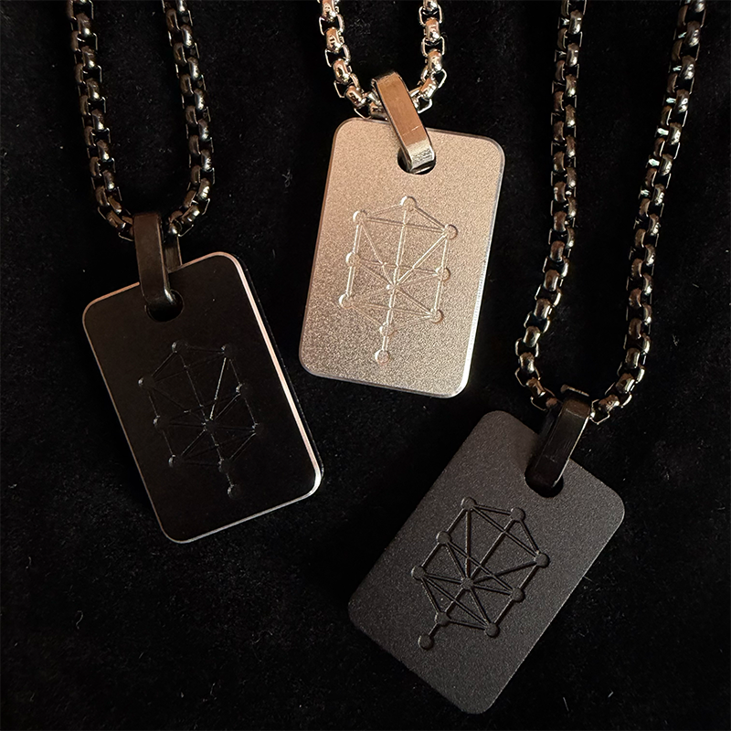 Nano Zohar Necklace - Full 23 Volume Aramaic Zohar Nano Inscribed Kabbalah Jewelry