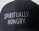 Spiritually Hungry Baseball Cap Hat (Navy Blue)