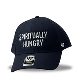 Spiritually Hungry Baseball Cap Hat (Navy Blue)