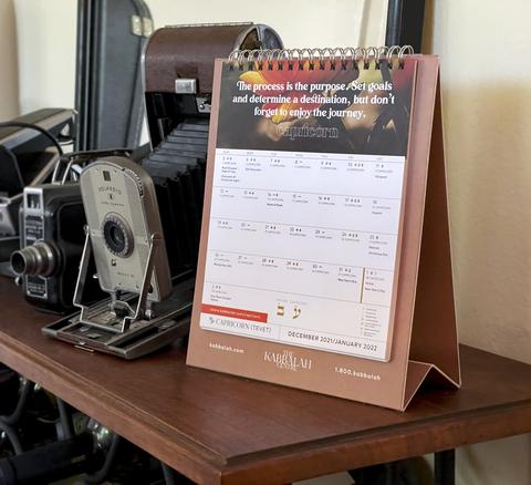Kabbalistic Calendar: Desktop 2021-2022