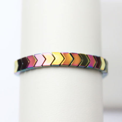 Metal Hearts and Arrows Bracelet